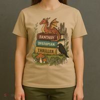Subtle Book Anti-Trump Book Fantasy Dystopian Thriller T-Shirt thumb 4