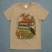 Subtle Book Anti-Trump Book Fantasy Dystopian Thriller T-Shirt thumb 5