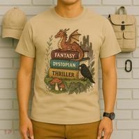 Subtle Book Anti-Trump Book Fantasy Dystopian Thriller T-Shirt thumb 6