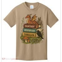 Subtle Book Anti-Trump Book Fantasy Dystopian Thriller Kids T-Shirt thumb 0