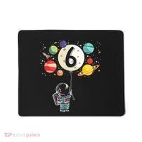 Sixth Birthday Astronaut 6th Birthday Space Moon Mousepad thumb 0