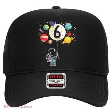 Sixth Birthday Astronaut 6th Birthday Space Moon Hat