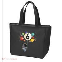 Sixth Birthday Astronaut 6th Birthday Space Moon Tote Bag thumb 3