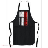 Ski Boarding American Flag Sport Hobby Apron thumb 0