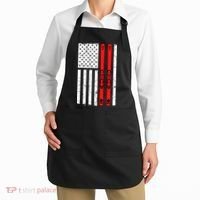 Ski Boarding American Flag Sport Hobby Apron thumb 2
