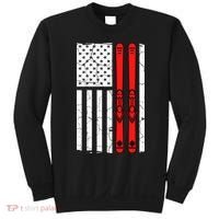 Ski Boarding American Flag Sport Hobby Sweatshirt thumb 0