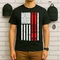 Ski Boarding American Flag Sport Hobby T-Shirt thumb 6