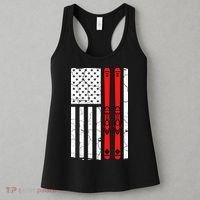 Ski Boarding American Flag Sport Hobby Women's Tank Top thumb 3