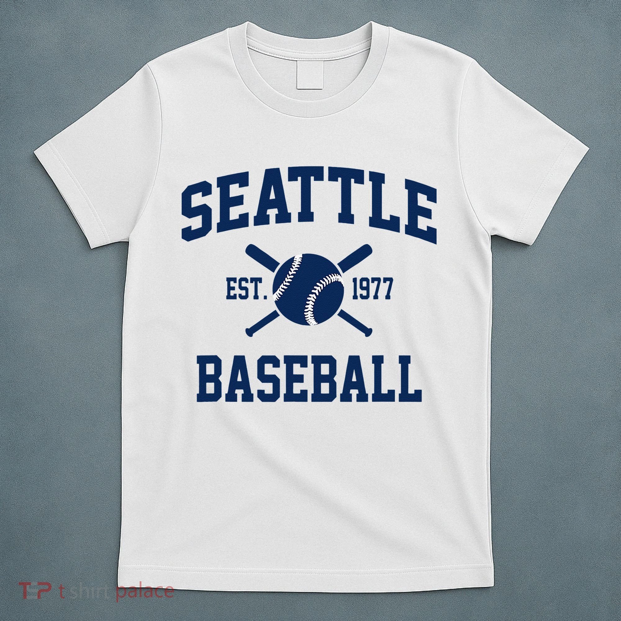 Seattle Baseball Athletic Vintage Sports Team Fan T-Shirt