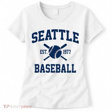 Seattle Baseball Athletic Vintage Sports Team Fan Women's T-Shirt