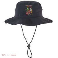 Santa Black African American Christmas Crew Flossing Floss TShirt Bucket Hat thumb 0