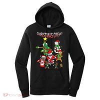 Santa Black African American Christmas Crew Flossing Floss TShirt Women's Hoodie thumb 0