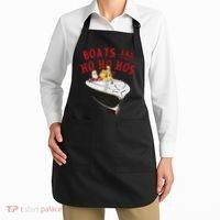 Santa Boats And Ho Ho Hos Christmas Apron thumb 2