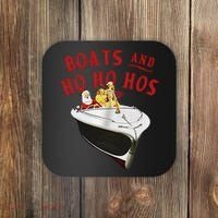 Santa Boats And Ho Ho Hos Christmas Coaster thumb 0