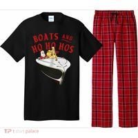 Santa Boats And Ho Ho Hos Christmas Pajama Set thumb 0