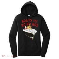 Santa Boats And Ho Ho Hos Christmas Women's Hoodie thumb 0