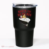 Santa Boats And Ho Ho Hos Christmas Tumbler thumb 0