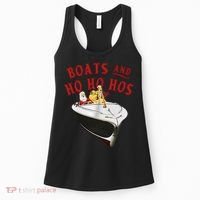 Santa Boats And Ho Ho Hos Christmas Women's Tank Top thumb 0