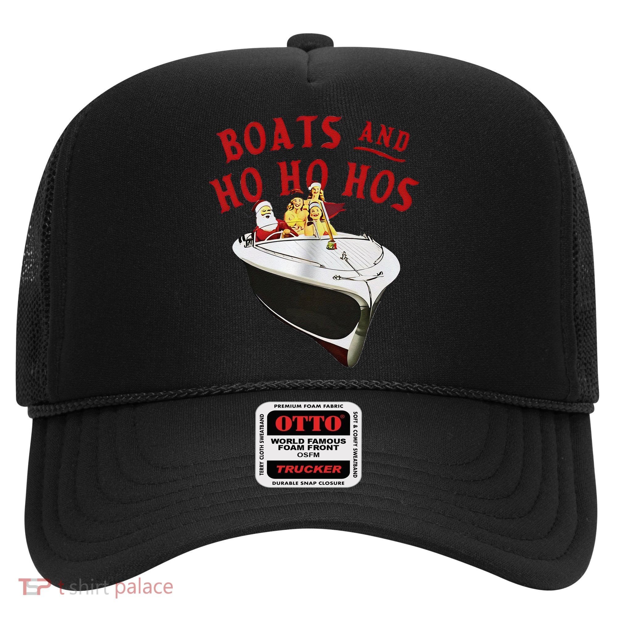 Santa Boats And Ho Ho Hos Christmas Hat