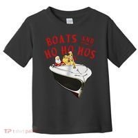 Santa Boats And Ho Ho Hos Christmas Toddler T-Shirt thumb 0