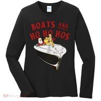 Santa Boats And Ho Ho Hos Christmas Women's Long Sleeve Shirt thumb 0