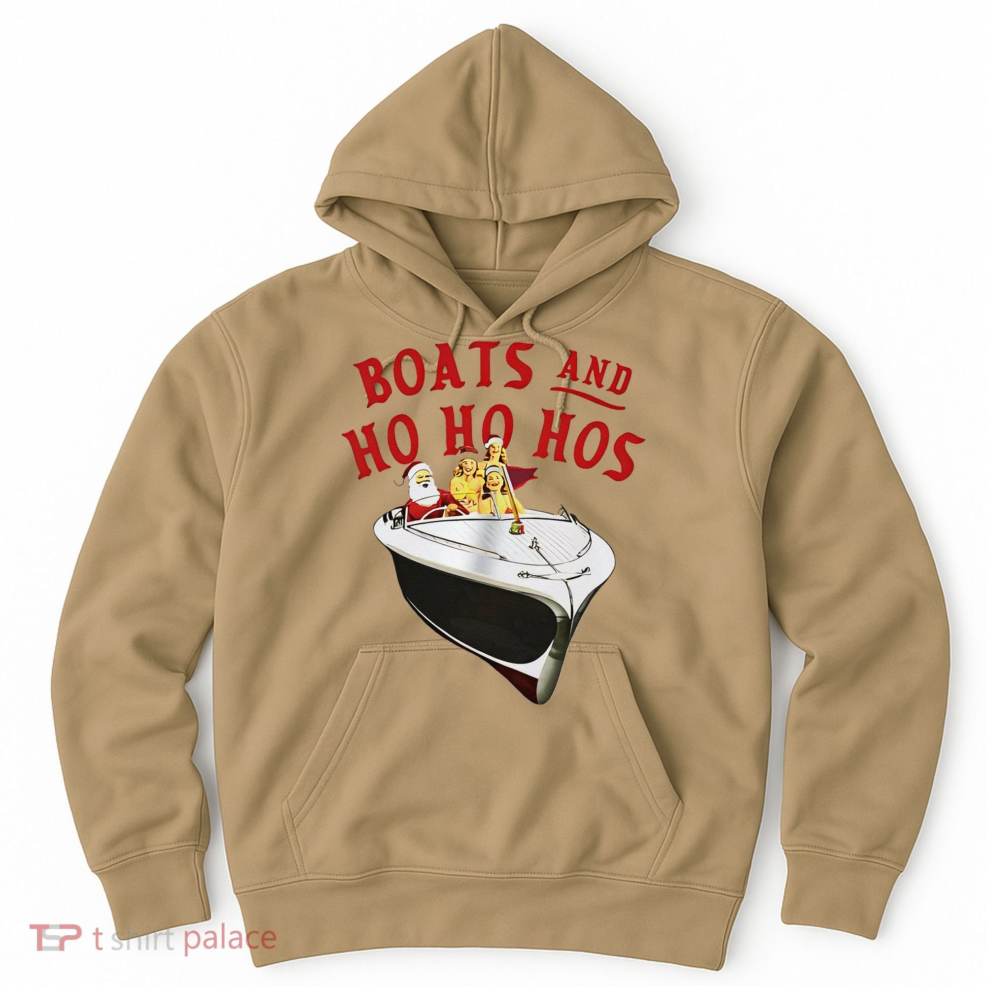 Santa Boats And Ho Ho Hos Christmas Hoodie