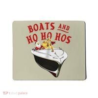 Santa Boats And Ho Ho Hos Christmas Mousepad thumb 0