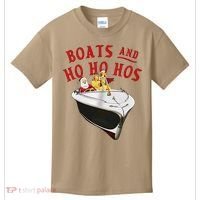 Santa Boats And Ho Ho Hos Christmas Kids T-Shirt thumb 0