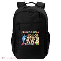 Spring Break Afghanistan Political Satire Dark Humor Meme Backpack thumb 0