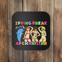 Spring Break Afghanistan Political Satire Dark Humor Meme Coaster thumb 0