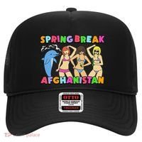 Spring Break Afghanistan Political Satire Dark Humor Meme Hat thumb 0