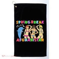 Spring Break Afghanistan Political Satire Dark Humor Meme Golf Towel thumb 0