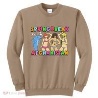 Spring Break Afghanistan Political Satire Dark Humor Meme Sweatshirt thumb 0