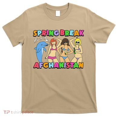 Spring Break Afghanistan Political Satire Dark Humor Meme T-Shirt