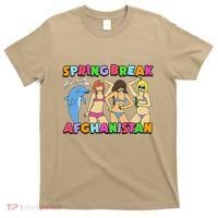 Spring Break Afghanistan Political Satire Dark Humor Meme T-Shirt thumb 0
