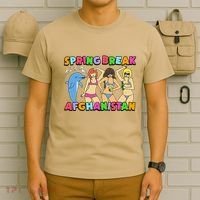 Spring Break Afghanistan Political Satire Dark Humor Meme T-Shirt thumb 6