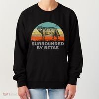 Surrounded By Betas Alpha Wolf Women's Sweatshirt thumb 0