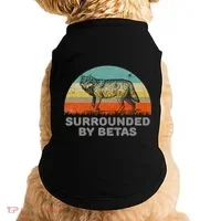 Surrounded By Betas Alpha Wolf Doggie Tank thumb 0
