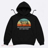 Surrounded By Betas Alpha Wolf Hoodie thumb 0