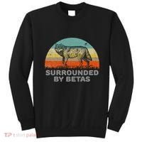 Surrounded By Betas Alpha Wolf Sweatshirt thumb 0
