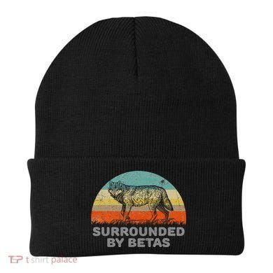 Surrounded By Betas Alpha Wolf Beanie