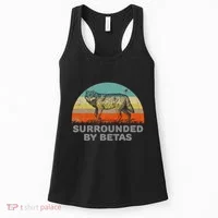 Surrounded By Betas Alpha Wolf Women's Tank Top thumb 0