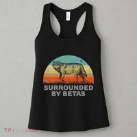 Surrounded By Betas Alpha Wolf Women's Tank Top thumb 3