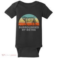 Surrounded By Betas Alpha Wolf Baby Bodysuit thumb 0