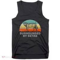 Surrounded By Betas Alpha Wolf Tank Top thumb 0