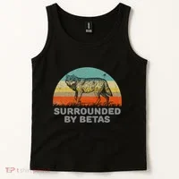 Surrounded By Betas Alpha Wolf Tank Top thumb 2