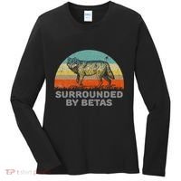 Surrounded By Betas Alpha Wolf Women's Long Sleeve Shirt thumb 0