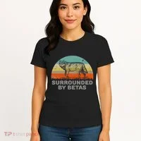 Surrounded By Betas Alpha Wolf Women's T-Shirt thumb 4