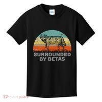 Surrounded By Betas Alpha Wolf Kids T-Shirt thumb 0