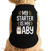 Starter Bread Baking Bakery Sourdough Starter Baker Doggie Tank thumb 0